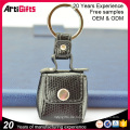 Personalisierte PU-Leder Tasche geformt Mini-Geldbörse Schlüsselanhänger